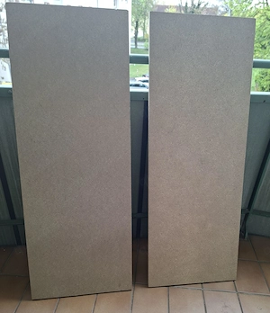 2 stabile Spanplatten für DIY & Heimwerker -112 x 42 x 2 cm