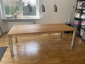bis 25.04. !!! Großer Esstisch, Besprechnungstisch, 2,70 x 97 cm Echtholz