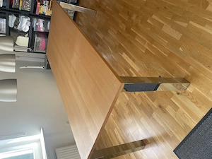 bis 25.04. !!! Großer Esstisch, Besprechnungstisch, 2,70 x 97 cm Echtholz Bild 3