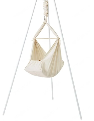 MEMBANTU Federwiege mit neuwertigen Wiegenmotor+PREMIUMSTÄNDER