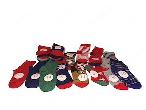Adventskalender mit Socken auch zum selber Befüllen 