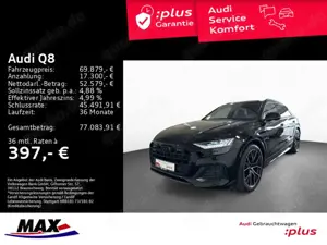 Audi Q8 50 TDI QUATTRO S LINE +MATRIX+RAUTE+PANO+AHK+