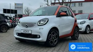 smart forTwo Cabrio TURBO DCT WHITE  ORANGE EDITION!