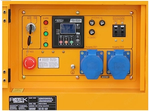 Diesel Stromerzeuger Rotek GD4SS-1A-13000 Silent 12KVA 10KW einphasig 230V Bild 2
