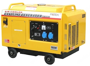 Stromerzeuger ROTEK 5KW 6KVA 230V 50Hz 6 kVA, 5KW, schallgedämmt Stromaggregat Notstromaggregat