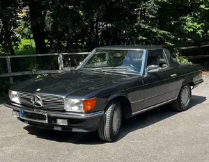 Mercedes-Benz SL 560 Mercedes 560 SL (R107), Bj. 1988, anthrazit, Leder grau Bild 2