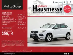 SEAT Ateca 2.0 TDI 4D DSG FR AHK StdHzg Navi ACC SHZ