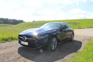 Mercedes-Benz CLS 350 CLS 350 d 4Matic 9G-TRONIC Avantgarde, Blau-Metalic - Vollleder beige