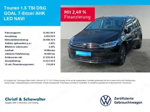 Volkswagen Touran 1.5 TSI DSG GOAL 7-Sitzer AHK LED NAVI