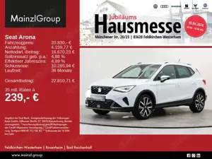 SEAT Arona 1.5 TSI DSG FR AHK Kamera LED Navi ACC