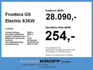 Opel Frontera GS Electric 83KW LED+Navi+SHZ+Kam.+PDC Bild 4
