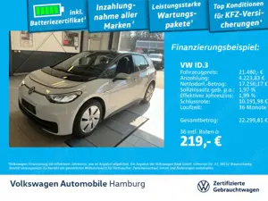 Volkswagen ID.3 Pro Navi Sitzhzg LED CarPlay PDC Lenkradhzg