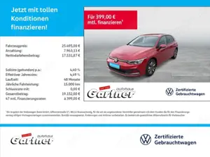 Volkswagen Golf VIII MOVE 1.0 TSI DSG STANDHZG.NAVI APP-CON LED D
