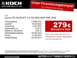 SEAT Arona FR FACELIFT 1.0 TSI DSG NAVI PDC SHZ LED Bild 2