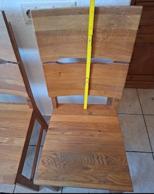 Massivholz Tisch mit 2 Stühlen   stabil & zeitlose  Bild 7