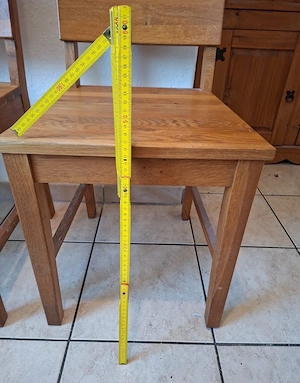 Massivholz Tisch mit 2 Stühlen   stabil & zeitlose  Bild 9