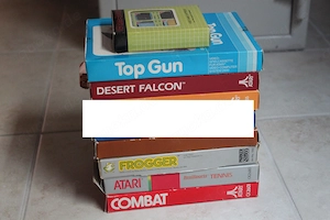 Atari 2600 Spiele komplett in OVP abzugeben !