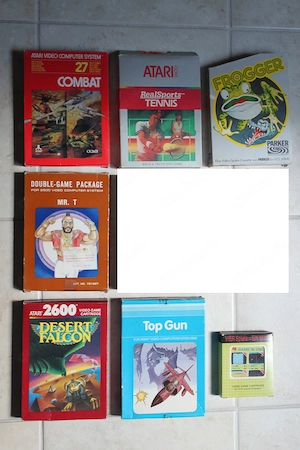 Atari 2600 Spiele komplett in OVP abzugeben ! Bild 2