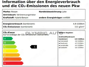 Nissan Juke JUKE 1.6 HYBRID 143 PS 4AMT N-DESIGN NC Ext Blac Bild 2