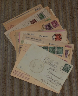 30 Ganzsachen DR 1922