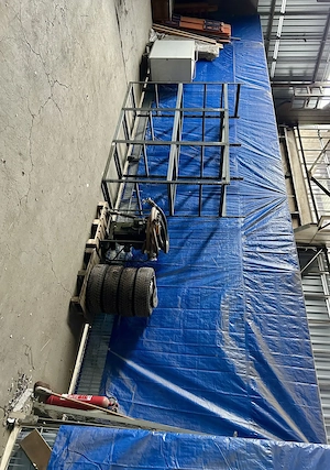 Zaun anlage Doppelstabmatte 8 6 8 ,1m und 2m ,Rechteckrohr 60x30