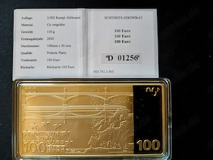 Barrenprägung "100 Euro-Schein" Bild 3