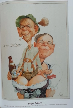 Bairische Schimpfnamen mit Illustrationen Bild 3