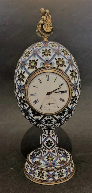 Antik Imperial Russische 88Silver Emaille Osterei