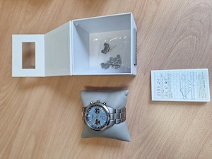 Boccia Herrenarmbanduhr Solar 3737-01 Chronograph, Blau, Titan