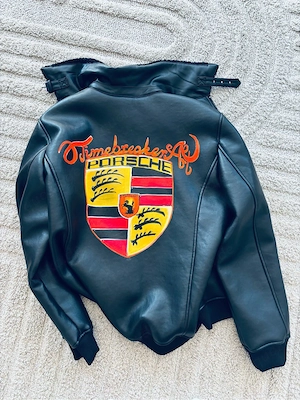 Porsche Jacke Herren Mode Lederjacke Pilotenjacke