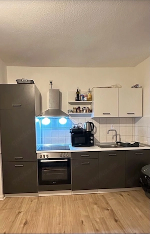 Moderne Einbauküche anthrazit weiß, Bitte die Beschreibung lesen