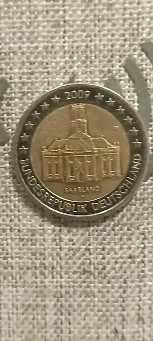 2 euro  2008  F saaland deutschland
