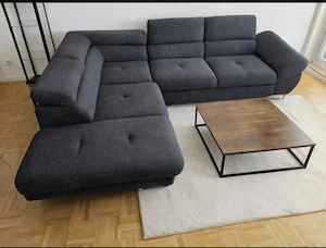 Eckcouch mit Schlaffunktion 