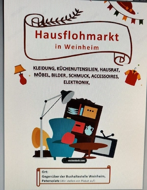 Flohmarkt  Wohnungsauflösung, Haushaltsauflösung, Trödel