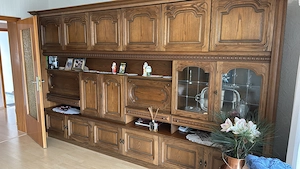 Wohnzimmerschrank Eiche rustikal 