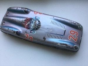Jean Höfler Mercedes Benz Silberpfeil Vintage Blechspielzeug Modell 
