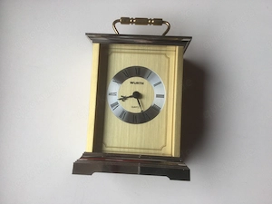 Würth Tischuhr Messing Vintage Kaminuhr 