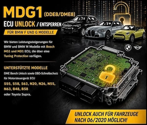 BMW F und G 2020+ Modelle ECU   DME Unlock Bosch Steuergeräte