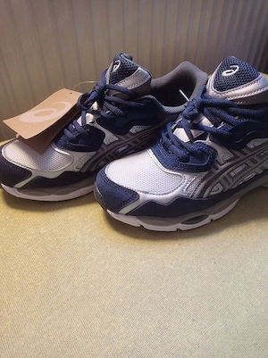 neu ovp Schuhe gr.45 Turnschuhe sneaker herren jungen modern blau atmungsaktiv 