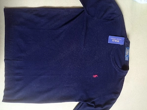 Pullover sweater wie polo Ralph Lauren neu modern ovp gr.m herren jungen blau marineblau 