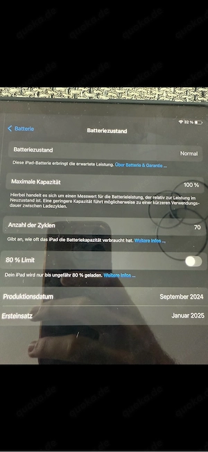 Apple iPad Air 13  M2 (2024)   WiFi + Cellular   Wie neu   100% Akku
