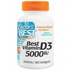 Doctor s Best Vitamin D3 5000 IU   Hochdosierte Unterstützung für Immunsystem & Knochen