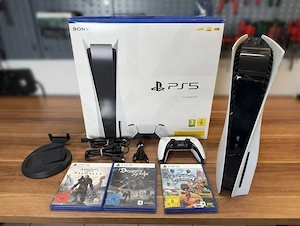 sony Playstation 5 PS5 sony disk edition und 3 spiele im Originalverpackung 
