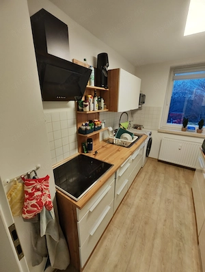 Küchenzeile 210cm + 160cm mit Induktion & Backofen & Dunstabzug