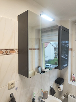 Bad Spiegel- und Hängeschrank