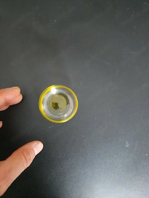 Teelichthalter aus Glas ca. 6cm hoch Windlicht Bild 5