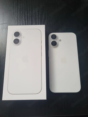 Apple iPhone 16 weib plus 128GB 