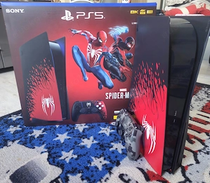 Sony Playstation 5 spider Man 2 PS5 pider man Konsole mit controllern 