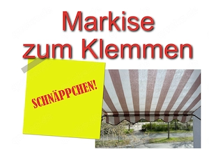 Markise zum Klemmen, Sonnenschutz, einfach anbringen ohne zu Bohren