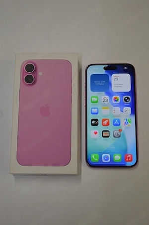 Apple iPhone 16 128GB Pink so gut wie neu, funktioniert super